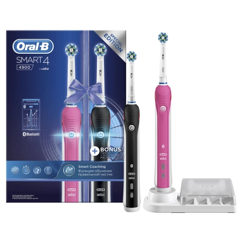 Набор электрических зубных щеток Oral-B Smart 4 4900 D601.525.3H 2 шт. 2