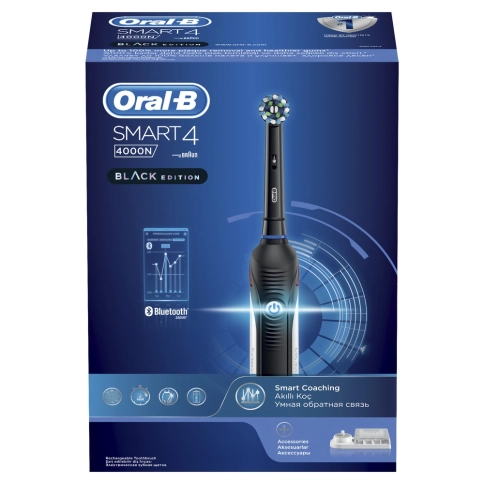 Электрическая зубная щетка Oral-B Smart 4 4000N Black edition D601.525.3 8