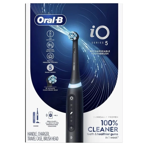 Электрическая зубная щетка Oral-B iO 5 Matte Black 5