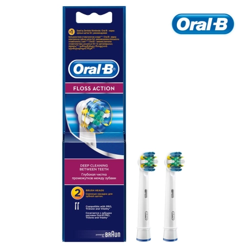 Насадка для зубных щеток Oral-B Floss Action EB 25-2 (2 шт) 1