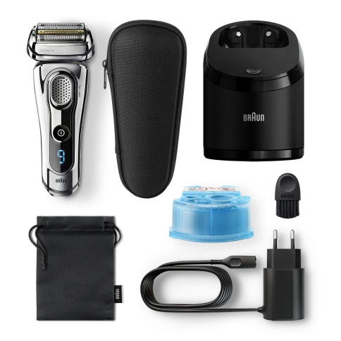 Электробритва Braun Series 9 9297cc со станцией Clean&Charge и тканевым футляром 2 Электробритва Braun Series 9 9297cc со станцией Clean&Charge и тканевым футляром 2