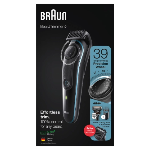 Триммер для бороды Braun BT5340 + Бритва Gillette 13