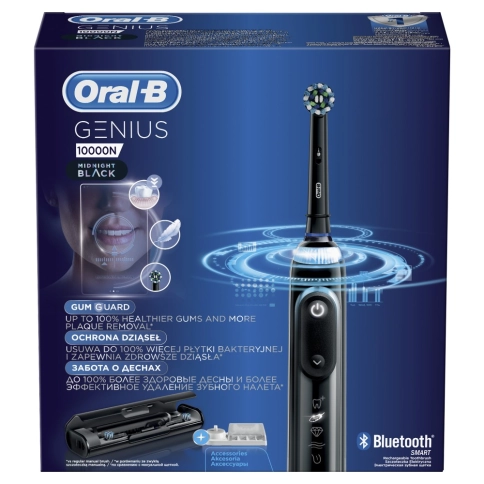 Электрическая зубная щетка Oral-B Genius 10000N Black D 701.525.6XC 10