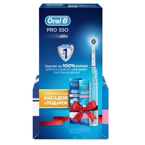 Электрическая зубная щетка Oral-B PRO 550 D 16.513.U 0