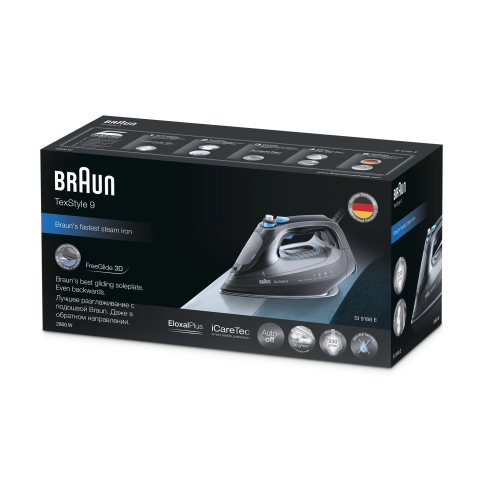 Паровой утюг Braun TexStyle 9 SI9188EBK 4
