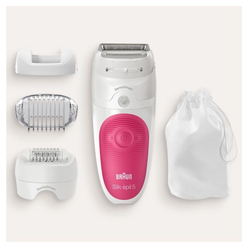 Эпилятор Braun Silk-epil S5 SES 5-600 белый/розовый 2
