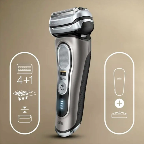 Электробритва Braun Series 9 Pro 9415s с зарядной станцией и футляром 3