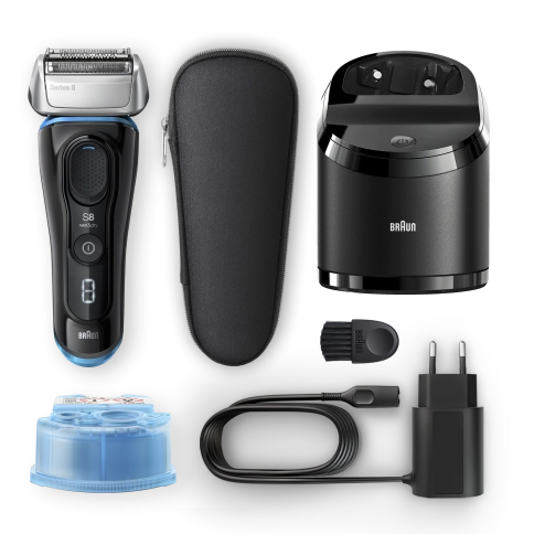 Электробритва Braun Series 8 8385cc со станцией Clean&Charge и тканевым футляром 1