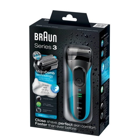 Электробритва Braun Series 3 ProSkin 3045s с тканевым футляром (уценка) 8