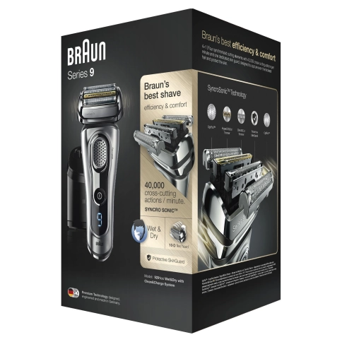 Электробритва Braun Series 9 9291cc со станцией Clean&Charge и тканевым футляром 6