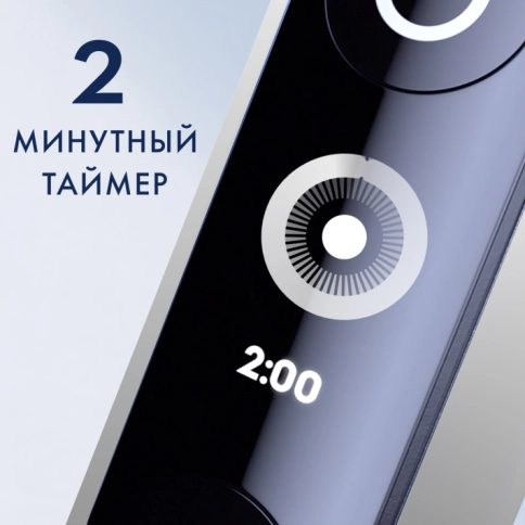 Набор электрических зубных щеток Oral-B iO 6 DUO Grey Opal и Black Lava (2шт) с насадками Ultimate Clean (8 шт) 5