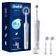 Электрическая зубная щетка Oral-B Vitality Pro D103.413.3 White тип 3708 + Насадки EB60 SensitiveClean 2шт