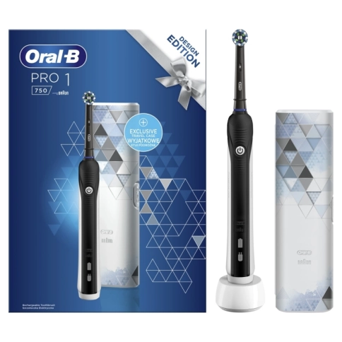 Электрическая зубная щетка Oral-B Pro 750 D16.513.U c футляром для путешествий Design Edition 1
