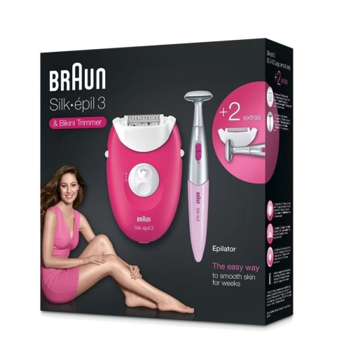 Эпилятор Braun Silk-epil 3 - 3420 + стайлер для бикини 6