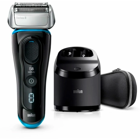 Электробритва Braun Series 8 8365cc со станцией Clean&Charge и тканевым футляром 0