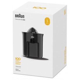 Цитрусовая соковыжималка Braun Tribute CJ3050BK черная Max Braun 100 Years Юбилейная серия