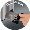 Съемный поддон для крошек