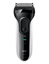 Электробритва Braun Series 3 ProSkin 3040ts White + гель Gillette + футляр + несессер