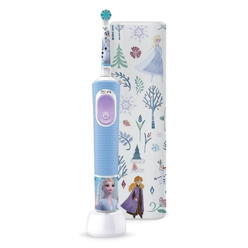 Детская электрическая зубная щеткаOral-B Vitality Pro Kids Холодное сердце с футляром 0