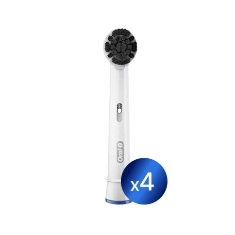 Насадка для зубных щеток Oral-B Pure Clean (4 шт) белая с древесным углем 0