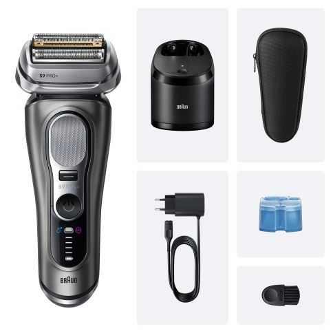 Электробритва Braun Series 9 PRO+ 9655cc со станцией очистки и зарядки 0