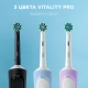 Набор электрическая зубная щетка Vitality Pro лиловая + женская бритва Venus Deluxe Smooth Swirl 14
