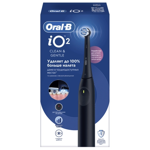 Электрическая зубная щетка Oral-B iO 2 черная 9