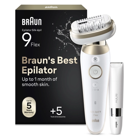 Эпилятор Braun Silk-épil 9 Flex 9-481 для сухой и влажной эпиляции 19