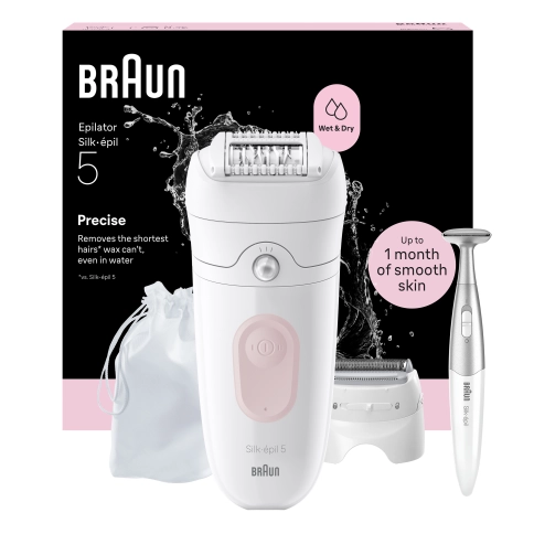 Эпилятор Braun Silk-épil S5 SE 5-030, для сухой и влажной эпиляции 0