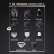 Триммер Braun AIO9500 20 в 1: для бороды волос и тела, с 15 насадками 8