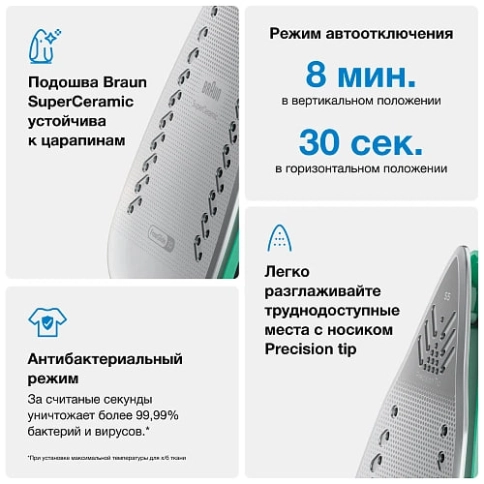 Паровой утюг Braun TexStyle 5 SI5277GR 6