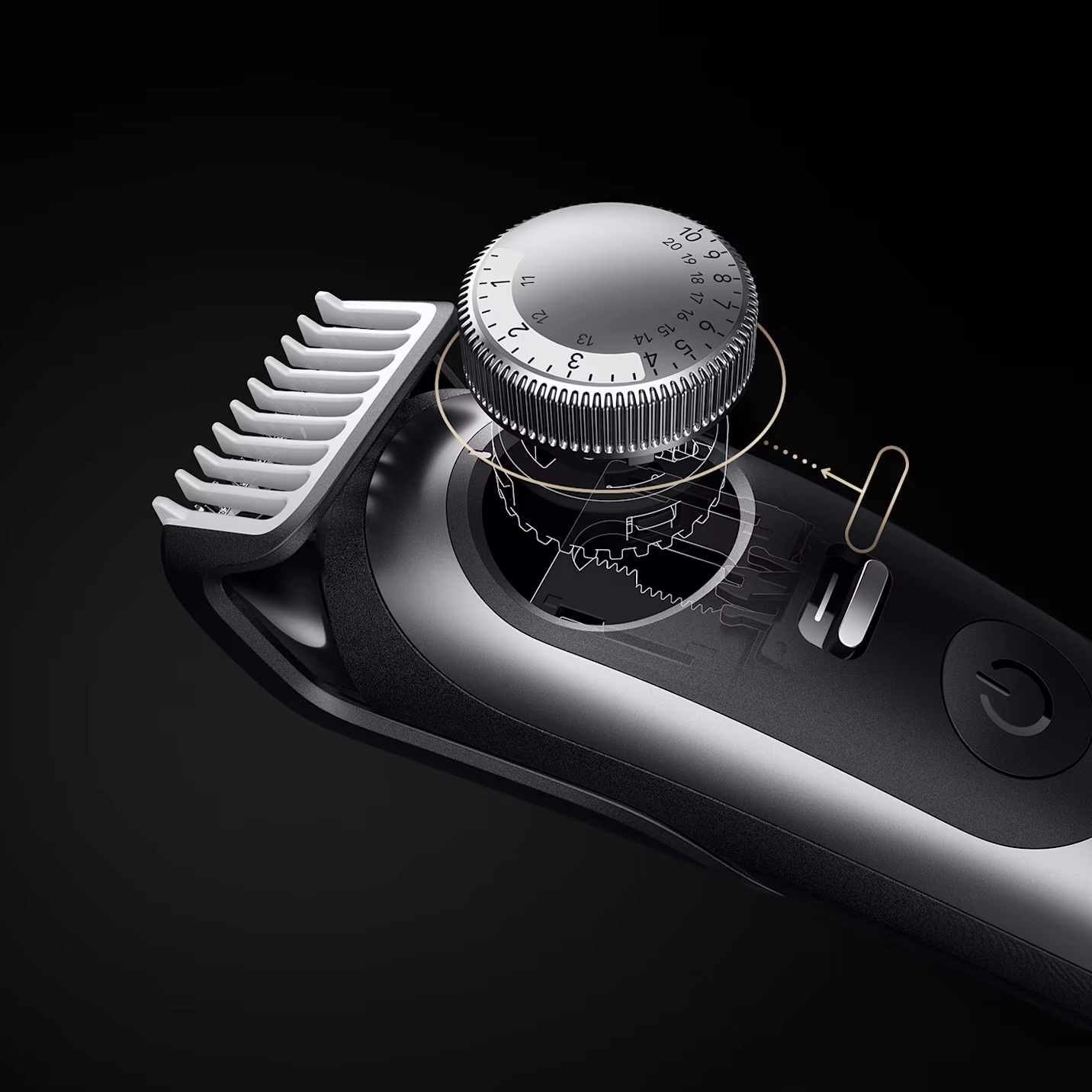 Триммер Braun AIO9520 23 в 1: для бороды волос и тела, с 18 насадками