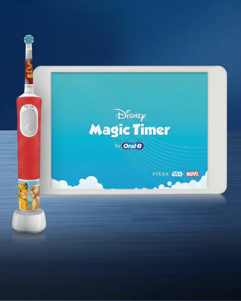 Детская электрическая зубная щетка Oral-B Vitality PRO Kids Король Лев + чехол