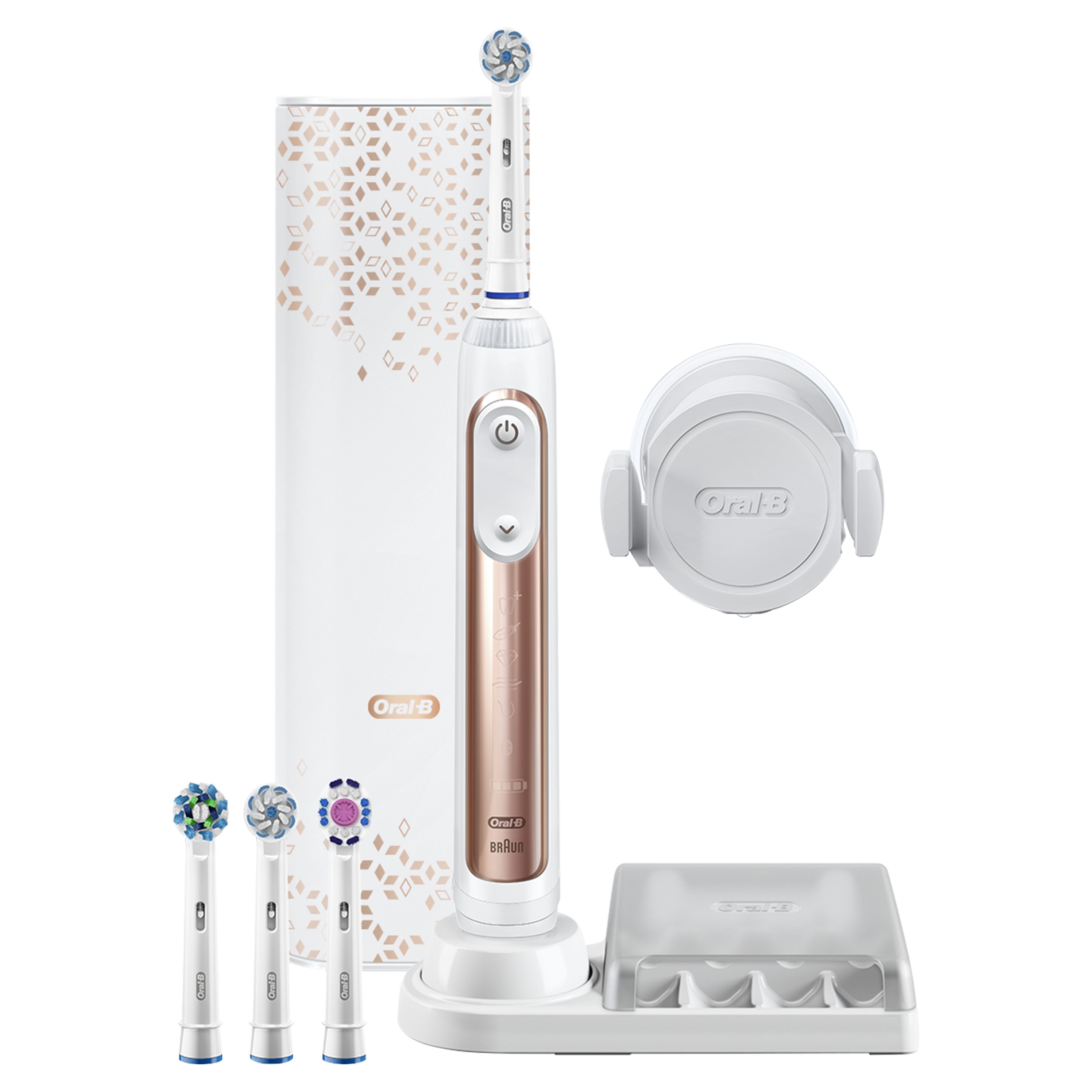 

Электрическая зубная щетка Oral-B Genius 10000N Rose Gold D701.545.6XC