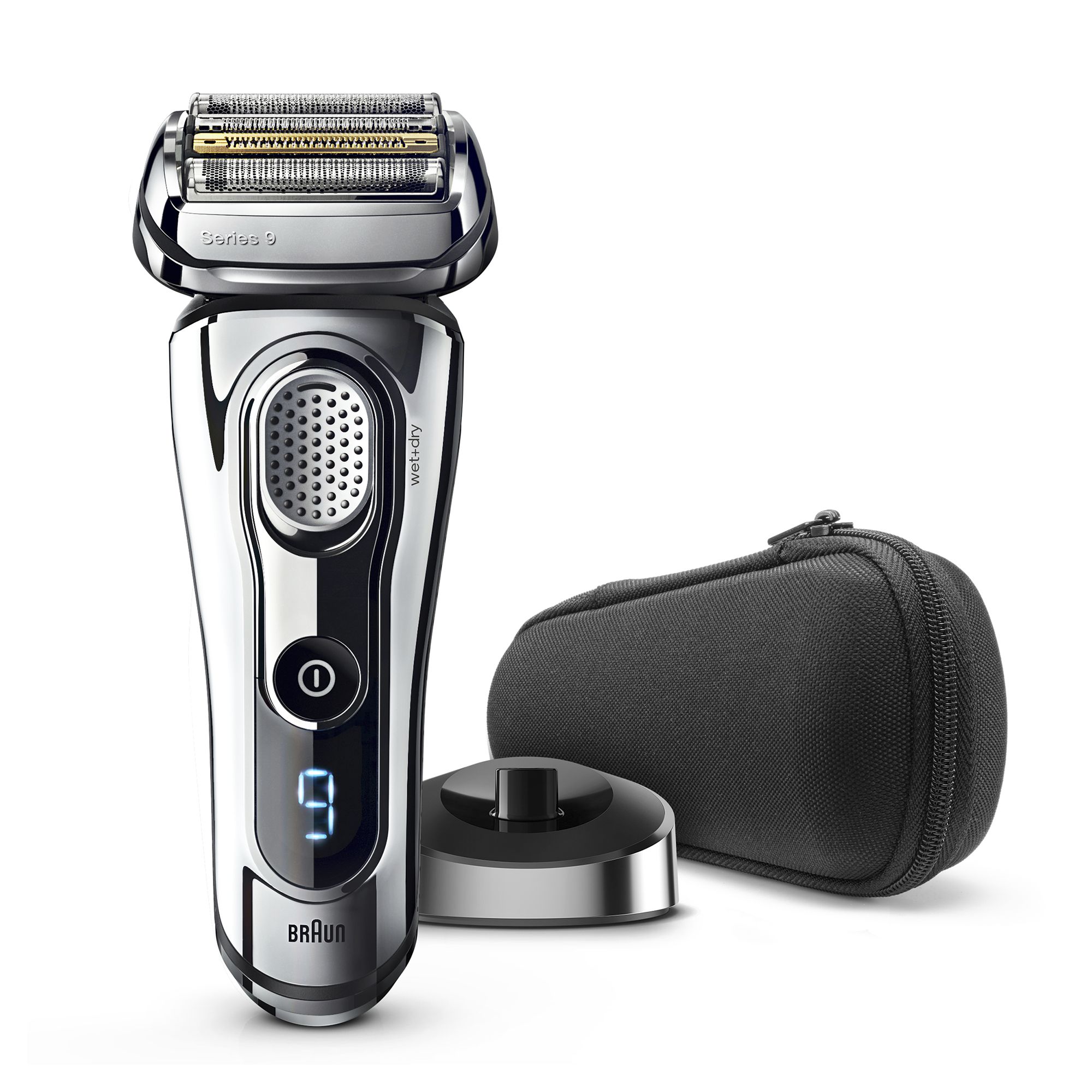 

Электробритва Braun Series 9 9293s с зарядной станцией и тканевым футляром