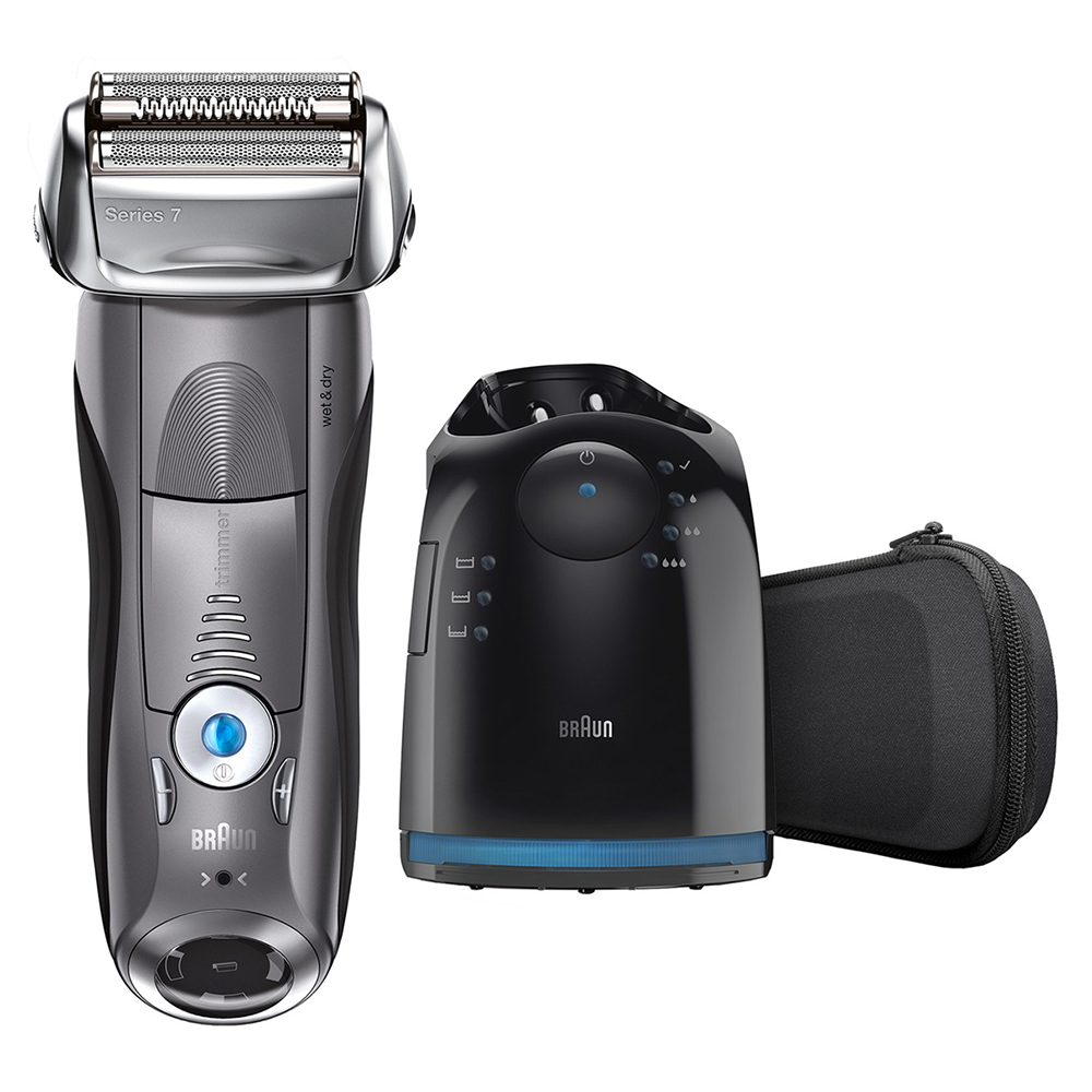 

Электробритва Braun Series 7 7865cc со станцией Clean&Charge и тканевым футляром