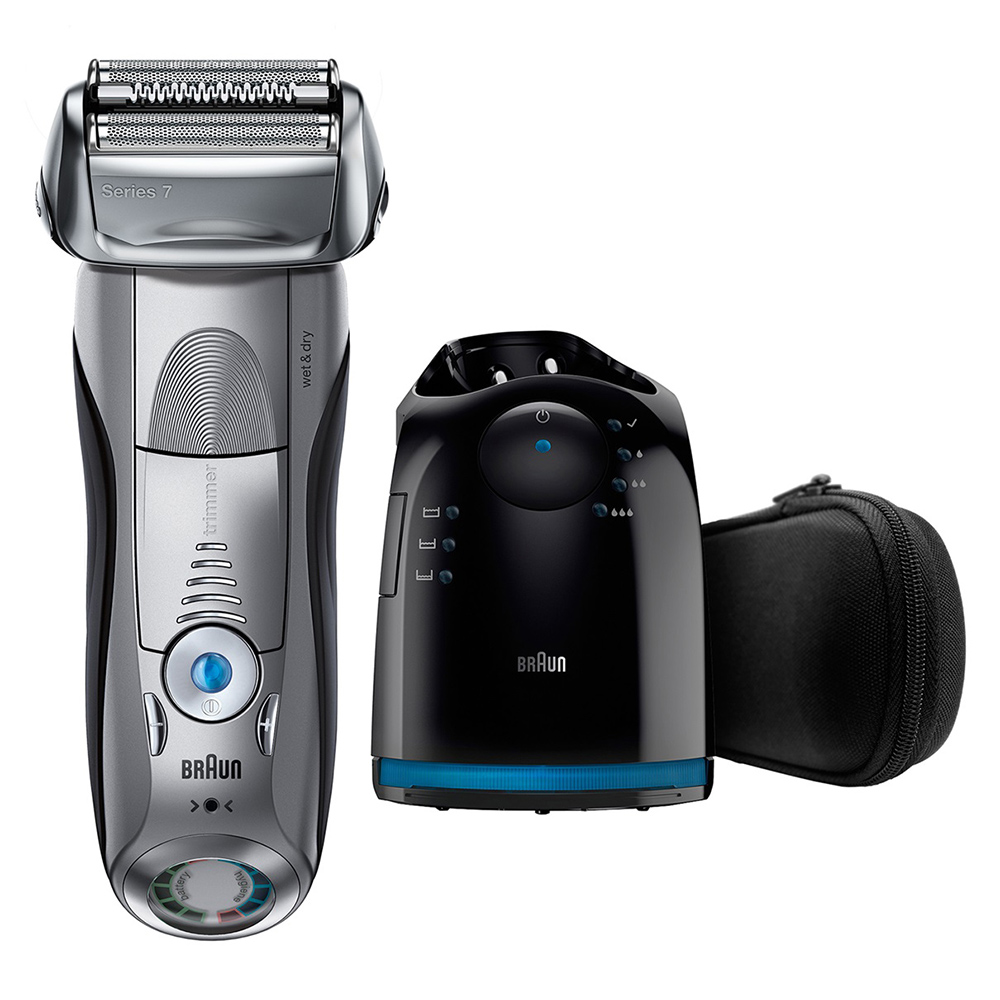 

Электробритва Braun Series 7 7899cc со станцией Clean&Charge и тканевым футляром