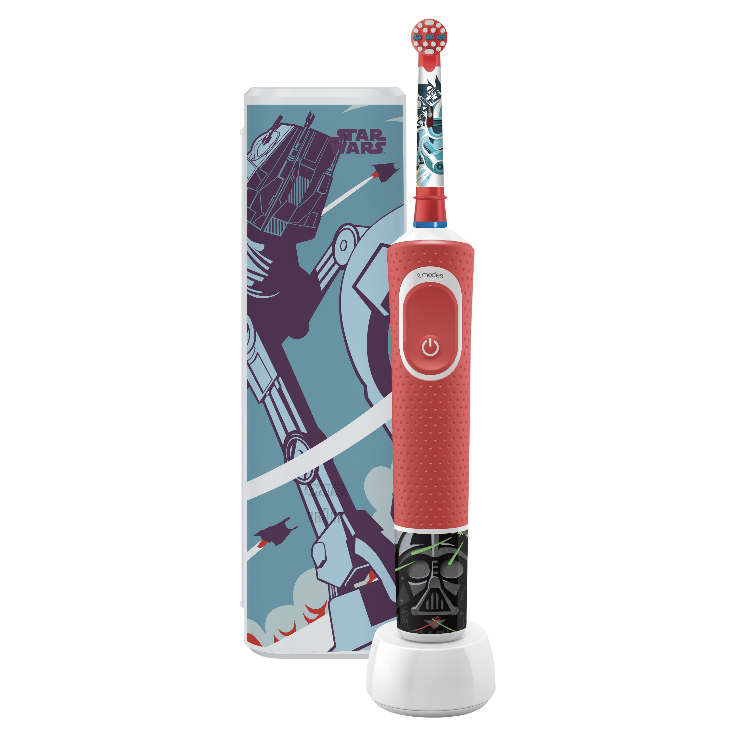

Детская электрическая зубная щетка Oral-B Vitality Kids Звездные войны D100.413.2KX + чехол