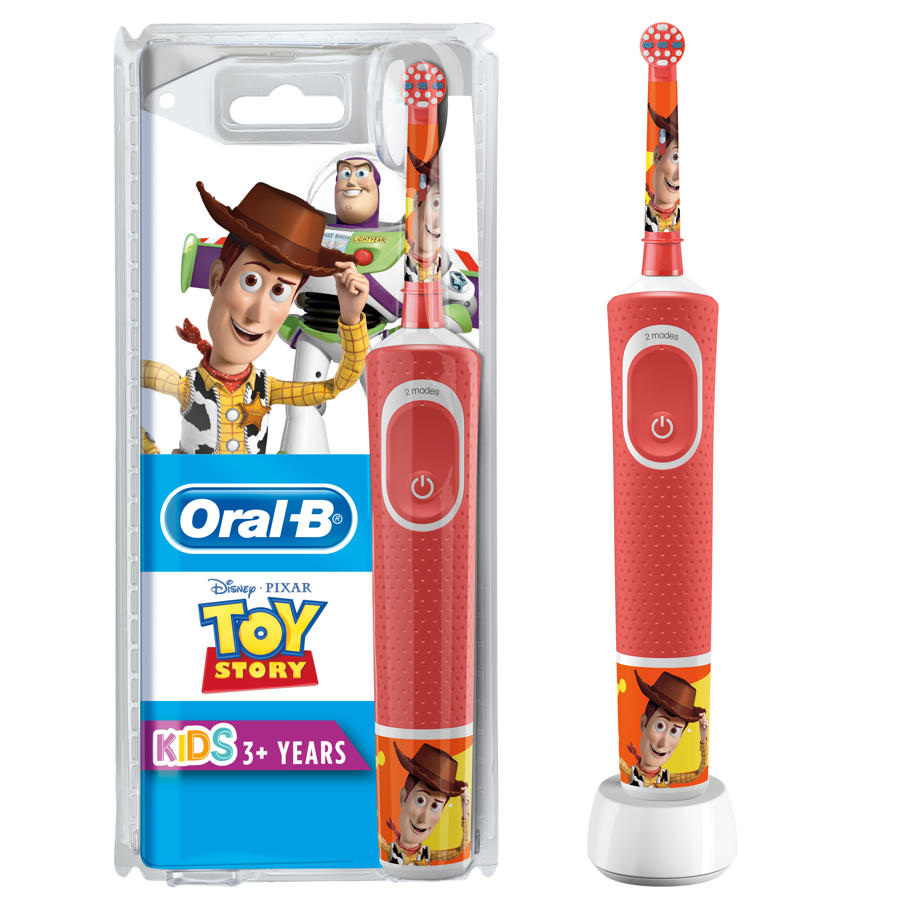 

Детская электрическая зубная щетка Oral-B Vitality Kids История игрушек D100.413.2K