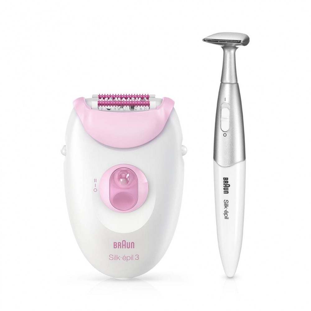 

Эпилятор Braun Silk-epil 3 - 3321 + стайлер для бикини