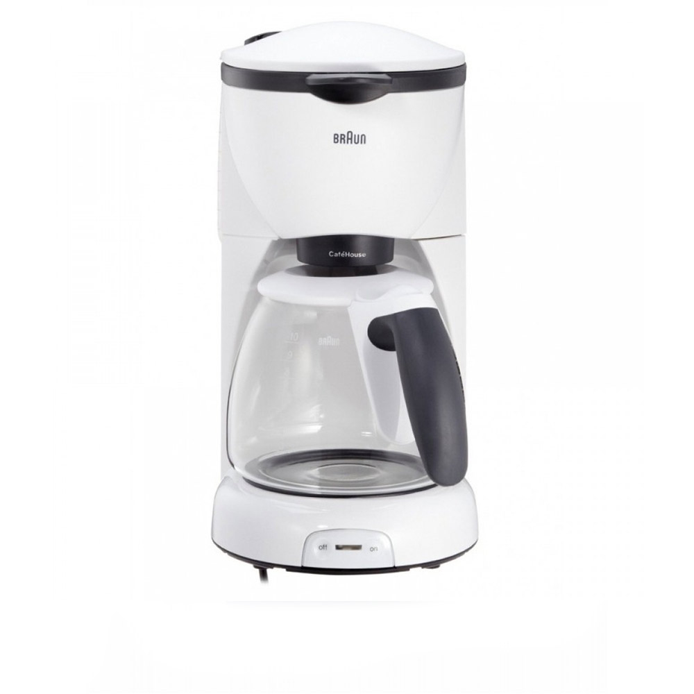 

Капельная кофеварка Braun CafeHouse PurAroma KF 520/1 WH белый