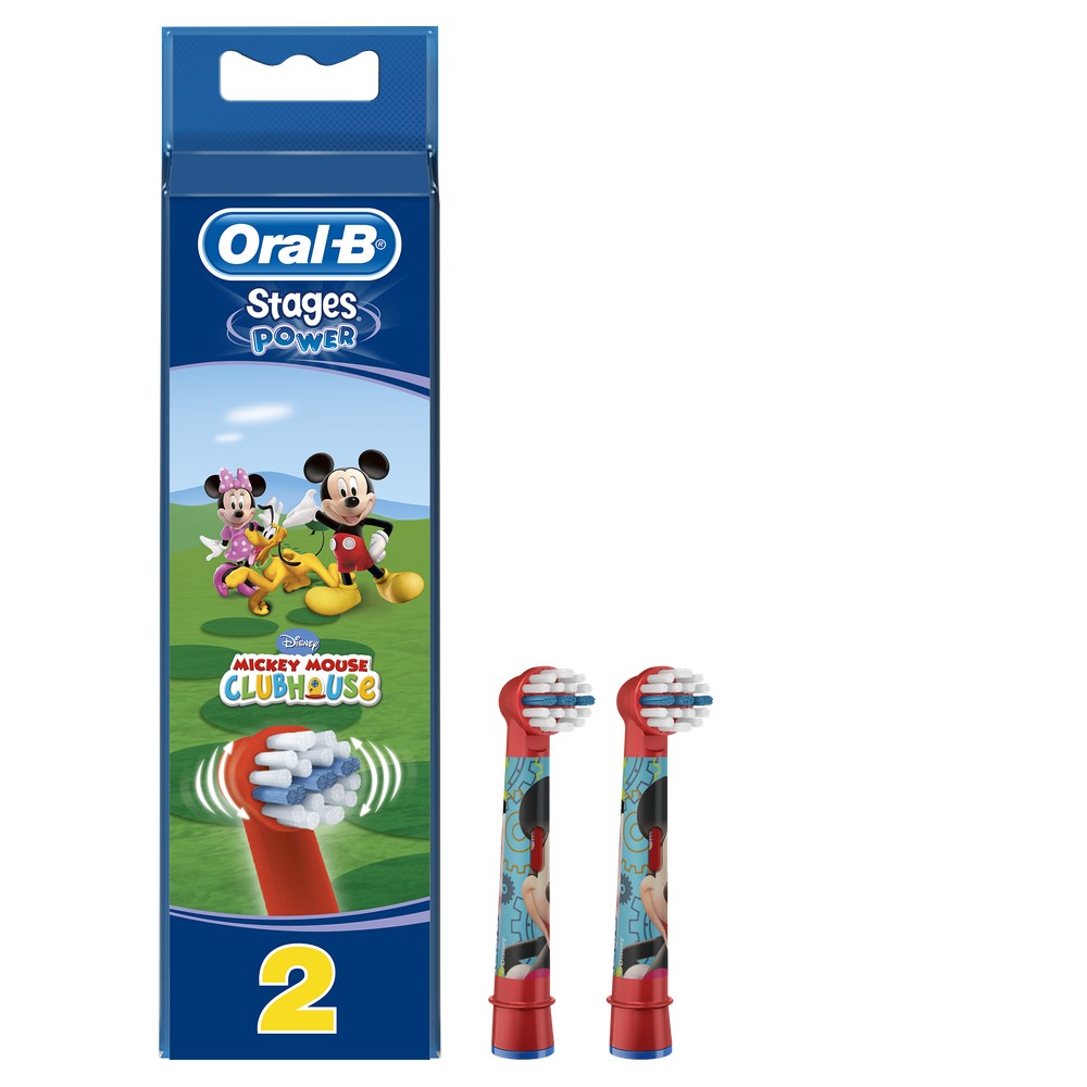 

Насадка для зубных щеток Oral-B Stages Kids EB10 Mickey Mouse (2 шт)