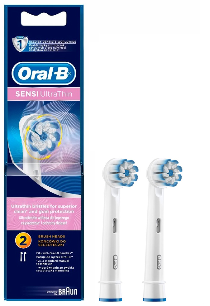 

Насадка для зубных щеток Oral-B EB 60-2 Sensi UltraThin (2 шт)