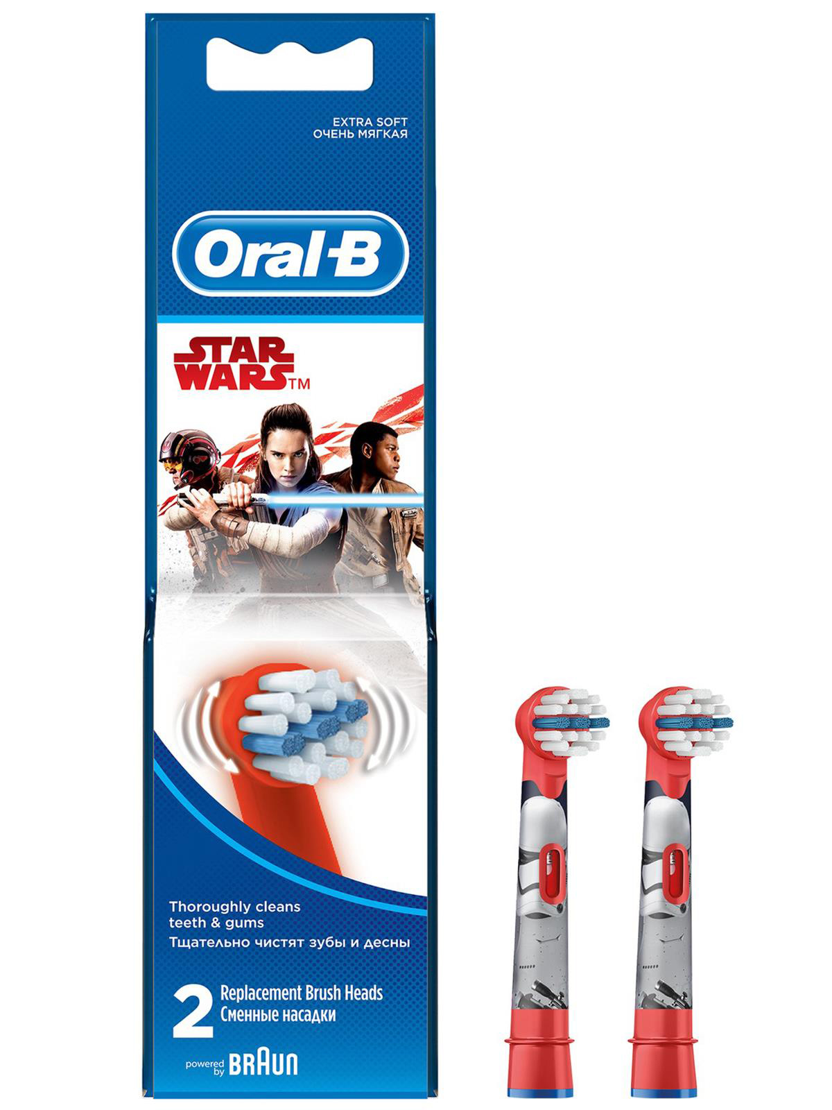 

Насадка для зубных щеток Oral-B Stages Kids EB10 Star Wars (2 шт)
