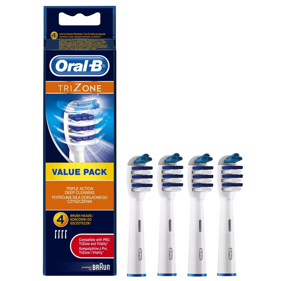 

Насадка для зубных щеток Oral-B TriZone EB 30-4 (4 шт)