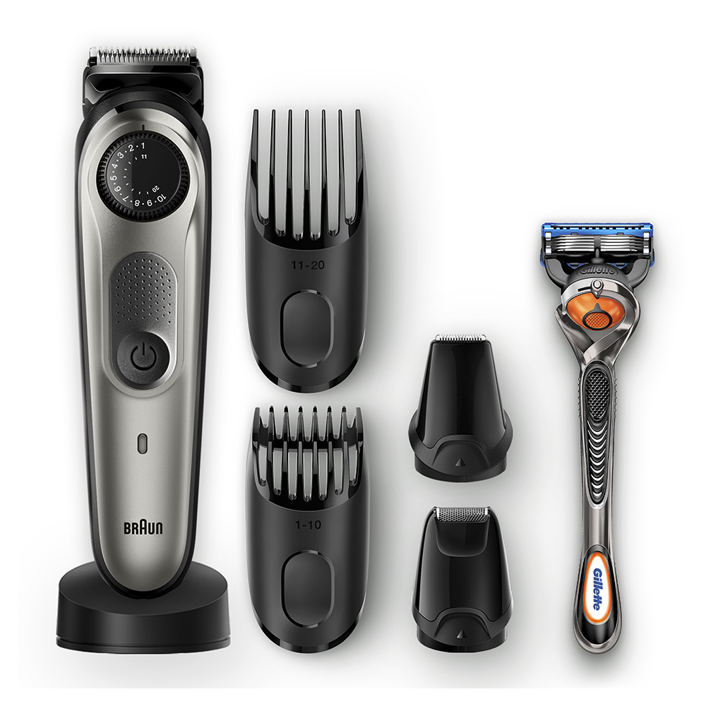 

Триммер для бороды Braun BT7040 + Бритва Gillette