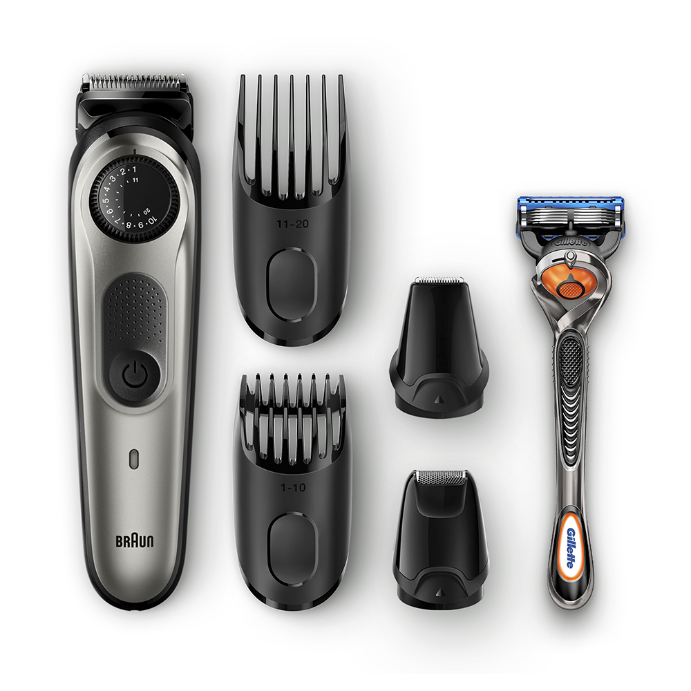 

Триммер для бороды Braun BT7020 + Бритва Gillette