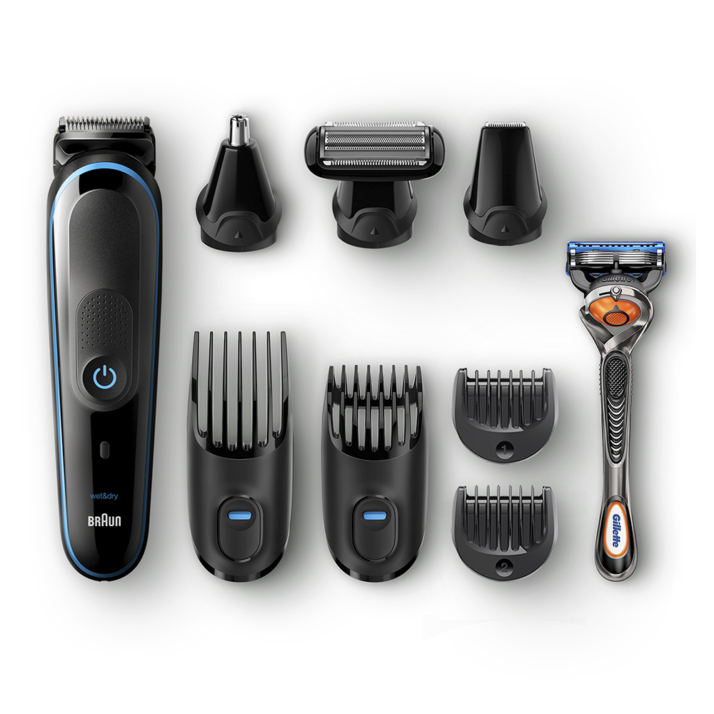 

Триммер для стайлинга Braun MGK5080 + Бритва Gillette