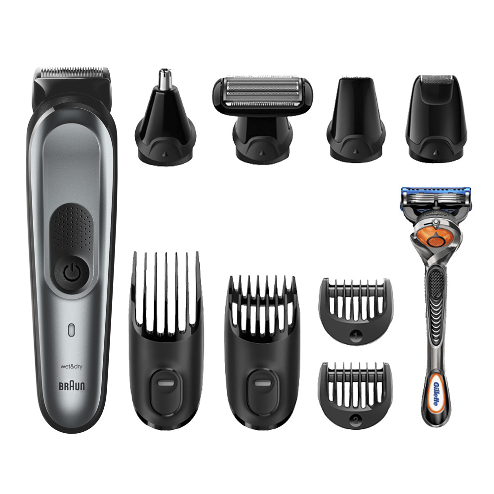 

Триммер универсальный Braun MGK7221, 10-в-1 + Бритва Gillette