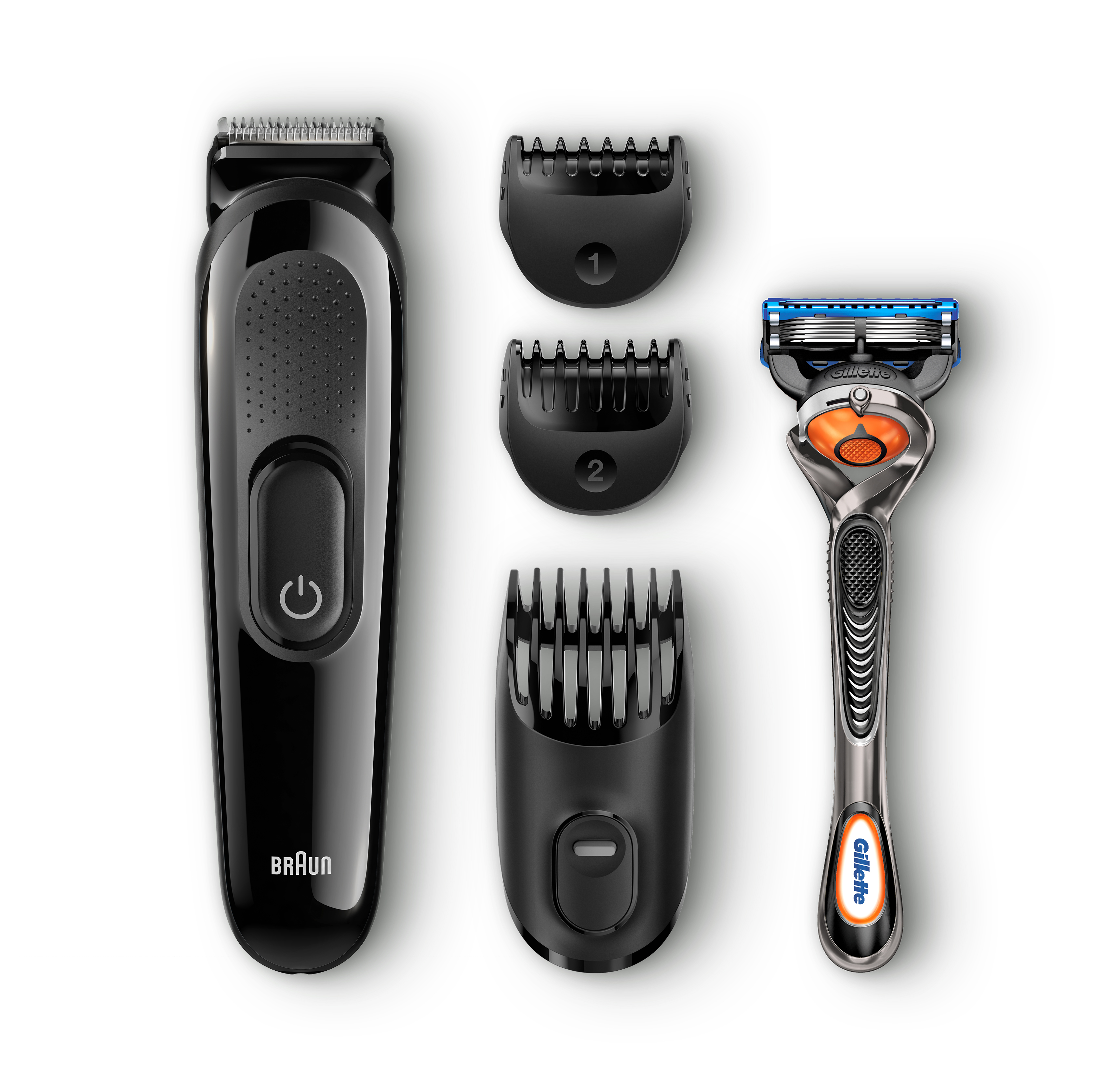

Триммер универсальный Braun SK3000, 4-в-1 + Бритва Gillette